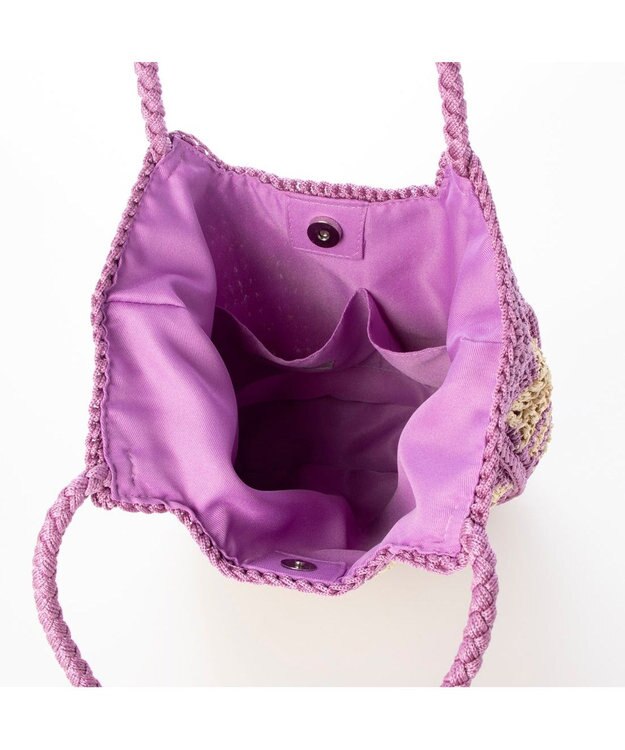 UNBILLION カシュカシュ cachecache / 手編みウィンドペントート ピンク