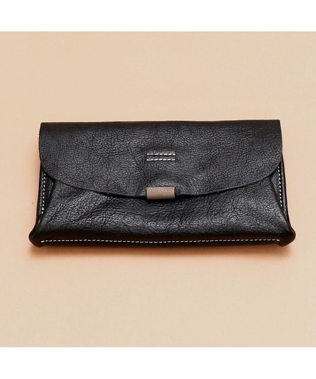 UNBILLION アトランタ ATLANTA / 牛革かぶせ長財布 ブラック