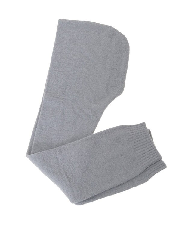 earth music&ecology 【イージーケア】パウダーシャギーフーディーマフラー Gray