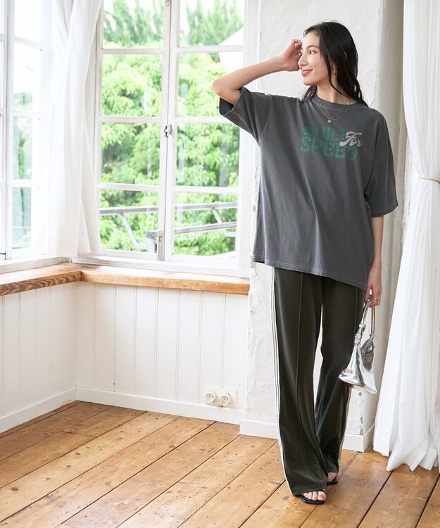 WEGO 【新色追加/ユニセックス着用アイテム/手洗い可/SMLサイズ展開】ピグメントグラフィックT（S） 柄11