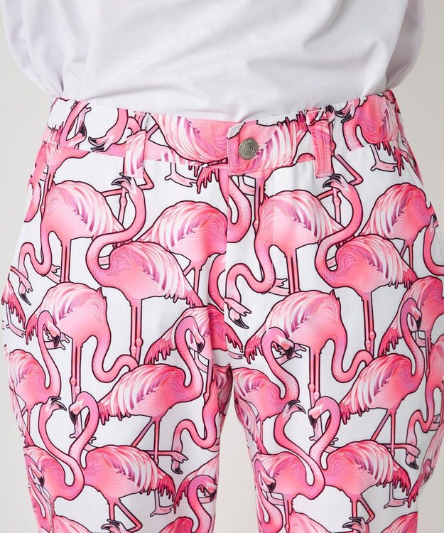 FILA GOLF／marie claire 【Loudmouth】柄ロングパンツ Pink Panic