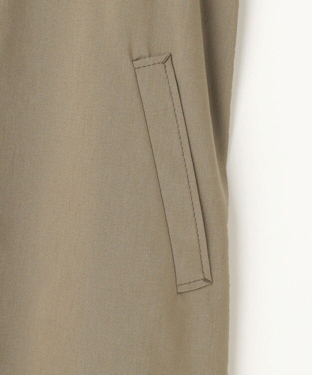 自由区 【SHIHOさん着用・セットアップ対応】リネンストレッチ ジレ カーキ