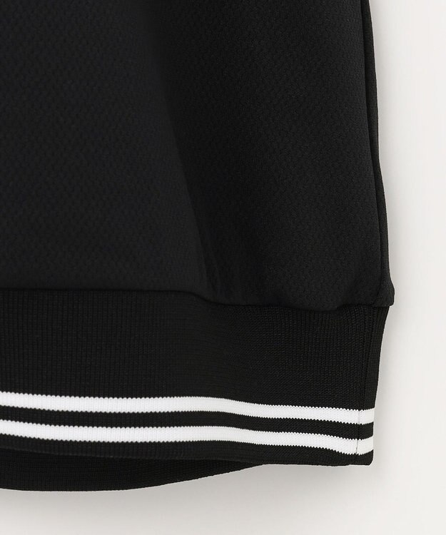 PW CIRCULUS 【MEN】ベースボールカラーポロシャツ ブラック系