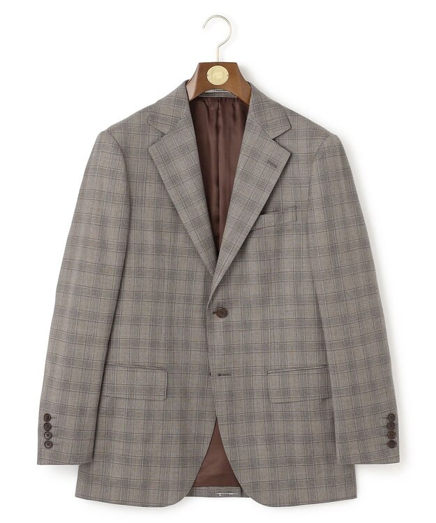 J.PRESS MEN 【J.PRESS MOVING】Albino Torello Viera グレナカートチェック ジャケット ブラウン系3
