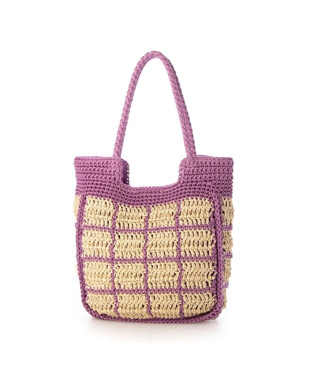 UNBILLION カシュカシュ cachecache / 手編みウィンドペントート ピンク