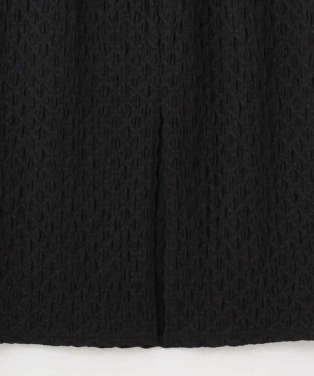 ANY SIS 【洗える】カットジャカードナロー スカート ブラック