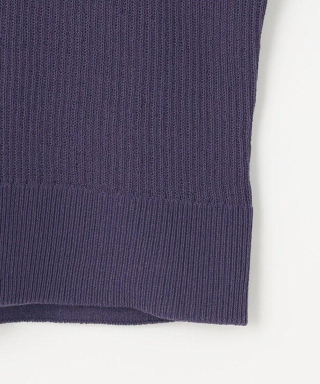 23区 L 【SLOW/一部店舗限定】シアーサマー リブ カーディガン パープル系