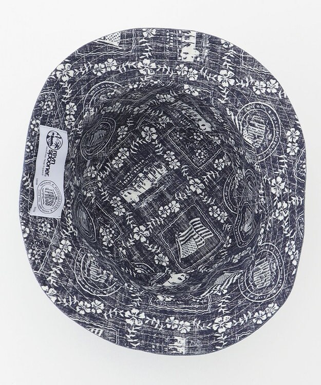 J.PRESS MEN 【120th anniversary】Reyn spooner×J.PRESS リバースプリント バケットハット ネイビー系5