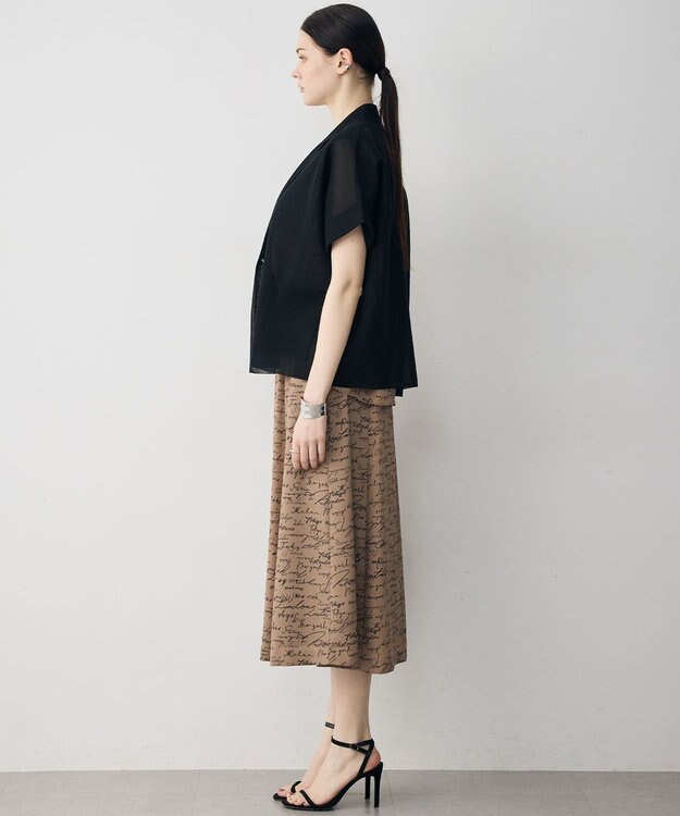 ICB 【30th ANNIVERSARY】シアーライトリュクス ニットジャケット ブラック