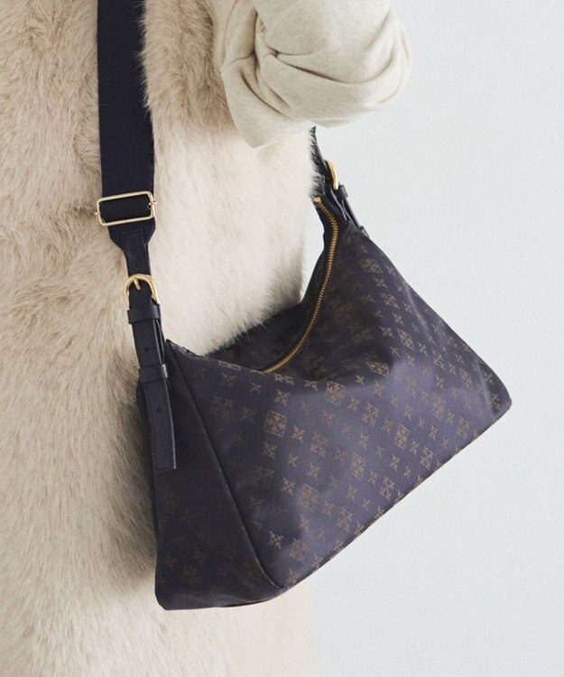 russet ナイロンジャガード2WAYショルダーバッグ(SF-274) Purple/BR