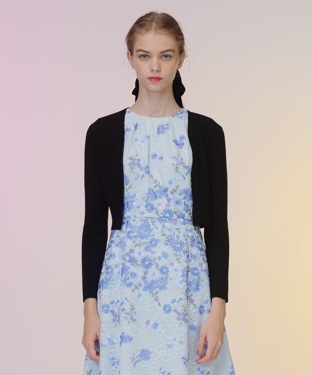 TOCCA 【洗える！】CASHEMERE ボレロ ブラック系