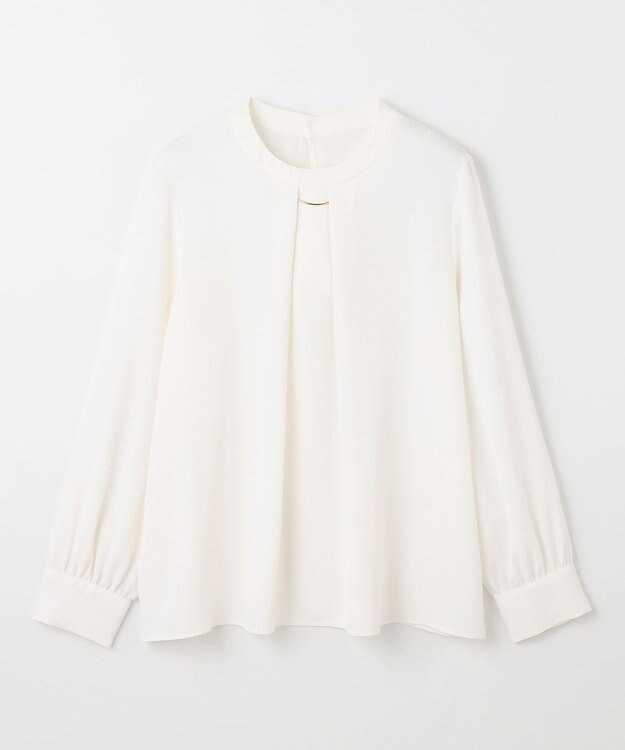 ANY L 【洗濯機可/2WAY】ボウタイブラウス オフ