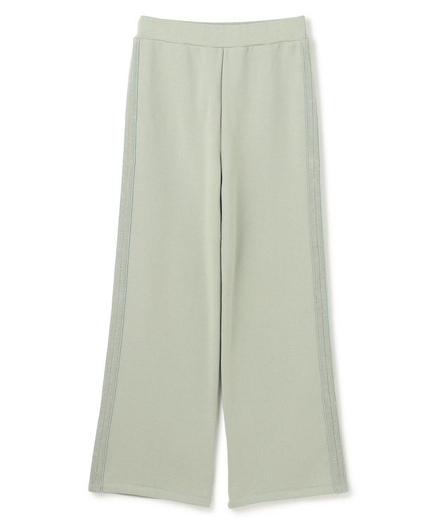 BEIGE， 【BEIGE,ecru/WEB限定・洗える】LOOP BACK / コットンワイドストレートパンツ Leaf