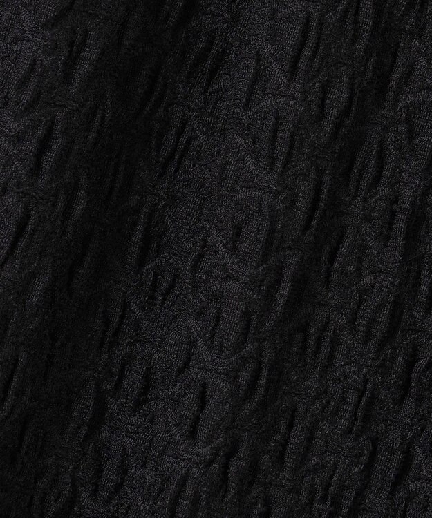 ANY SIS 【洗える】カットジャカードナロー スカート ブラック