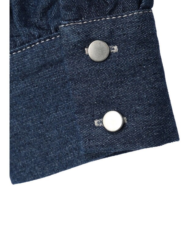 Green Parks ・ＥＬＥＮＣＡＲＥ　ＤＵＥウエストタックデニムワンピース Indigo