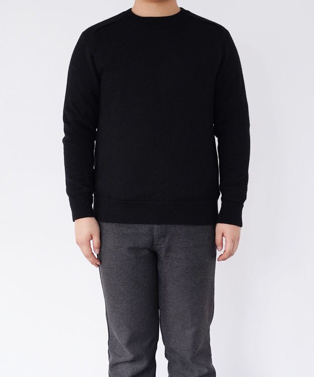 TOQUE 〈高垣麗子さんコラボ〉【ユニセックス】ベビーアルパカラグランニット 漆黒