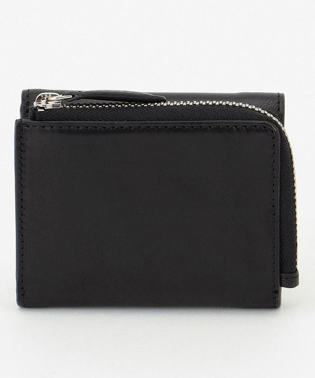 UNBILLION Otias オイルカウレザー三つ折りミニ財布 ブラック