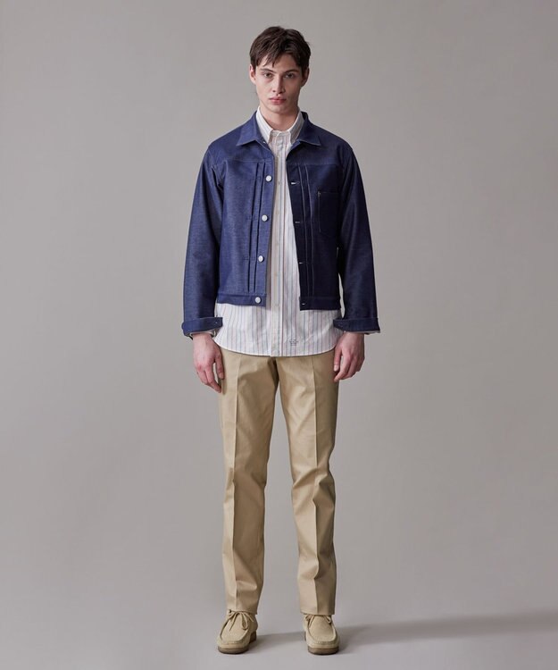 J.PRESS MEN 【KANEMASA JERSEY】ジャージー デニムジャケット ブルー系