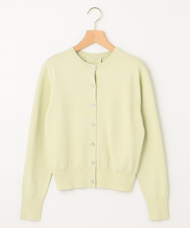 組曲 【8色展開・アンサンブル対応】ブーケカラーカーディガン グリーン系