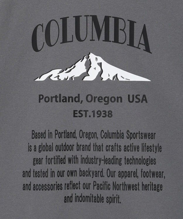 Columbia Columbia/ キッズアイテム/ ユースコールドベイダッシュグラフィックショートスリーブTシャツ /コロンビア City Grey Back Print
