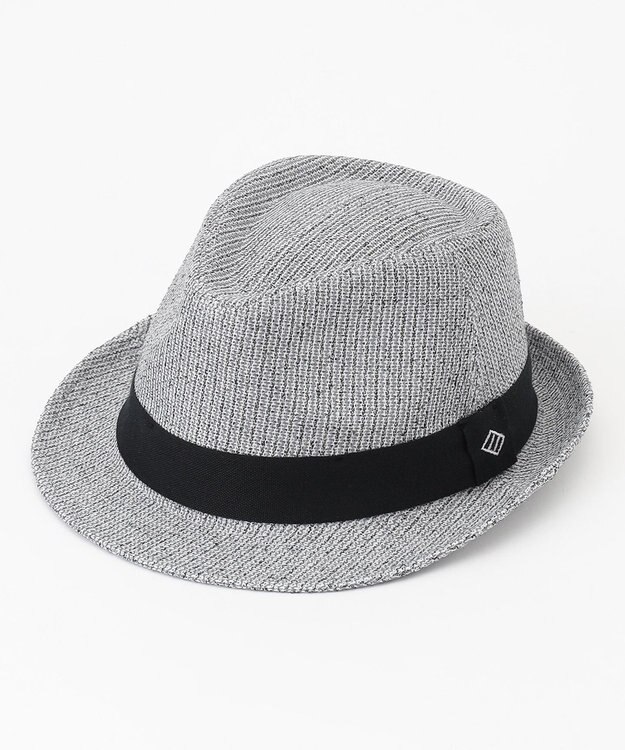 JOSEPH ABBOUD 【JAPANファブリック//軽量】和紙リングラッセルハット ライトグレー系