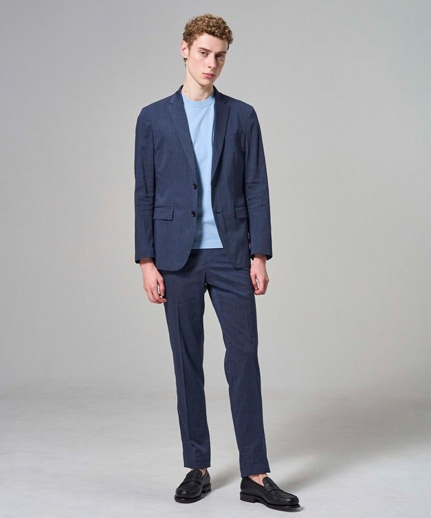 JOSEPH HOMME 【新素材】クールリネンストレッチ　ジャケット ネイビー系