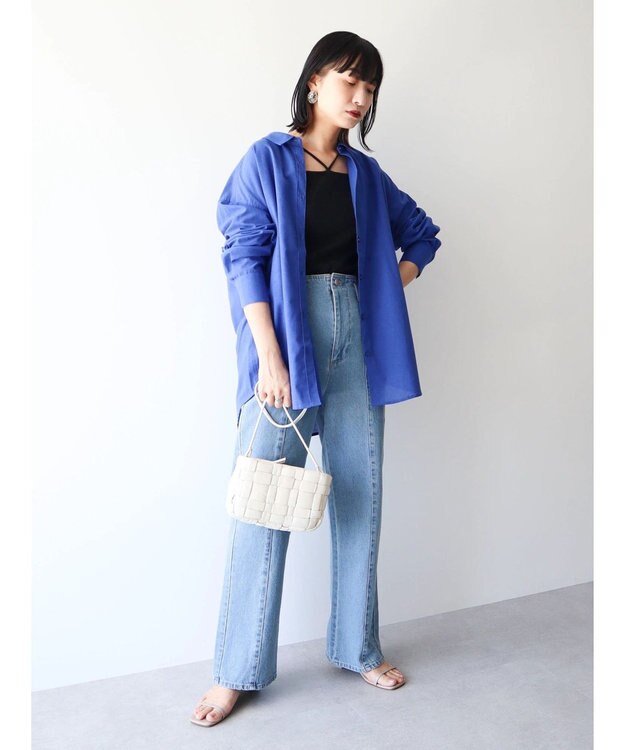 Green Parks マルチストラップテレコタンク Black