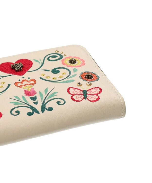 ANNA SUI ブルーム マルチケース アイボリー