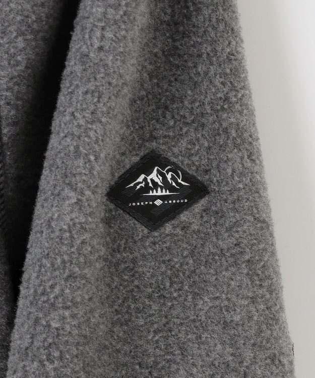 JOSEPH ABBOUD MOUNTAIN 【軽量】ライトフリースカーディガン グレー系