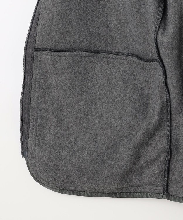 JOSEPH ABBOUD MOUNTAIN 【軽量】ライトフリースカーディガン グレー系