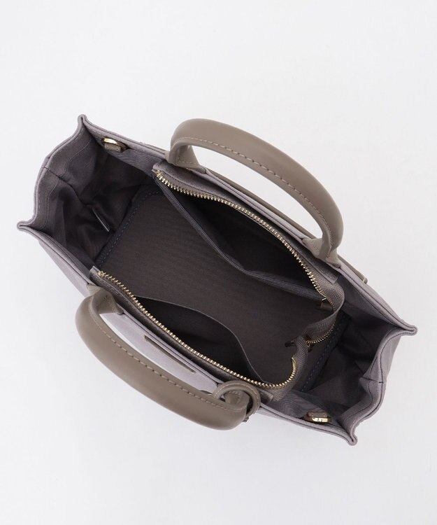 J.PRESS LADIES 【2way・撥水】キャンバス トート バッグ グレー系