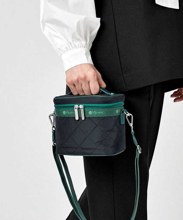 LeSportsac VANITY SHOULDER BAG/ディープネイビーキルト ディープネイビーキルト