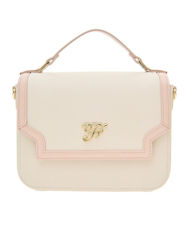 Maison de FLEUR バイカラーバッグ・ウォレットセット Pink