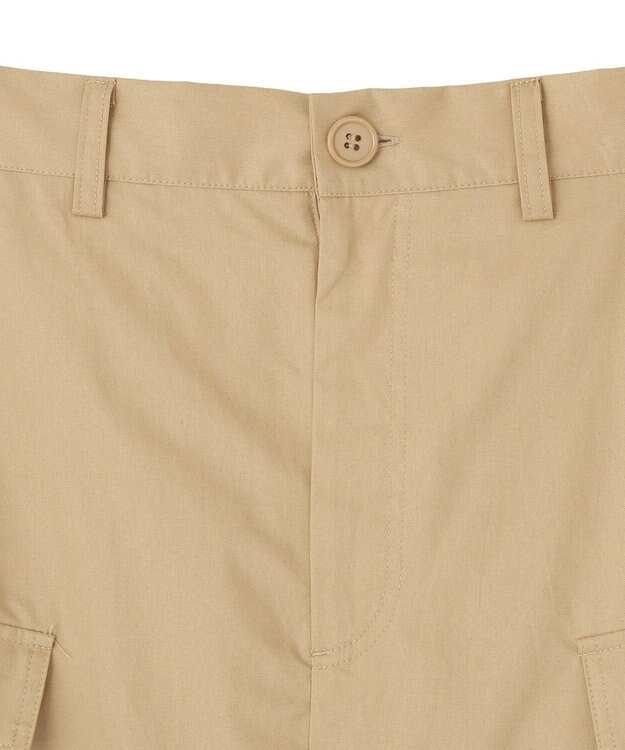 earth music&ecology ミリタリーリメイク風スカート Beige