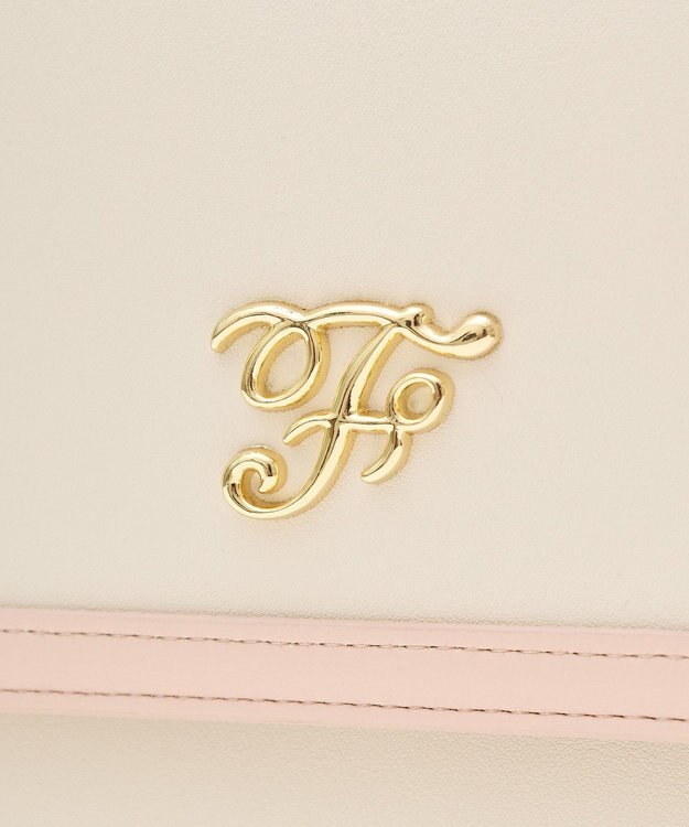 Maison de FLEUR バイカラーバッグ・ウォレットセット Pink