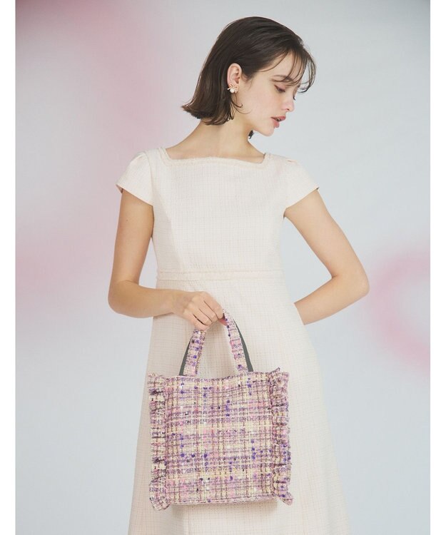 美人百花掲載】【一部カラー撥水】TRIM WAVES MINITOTE