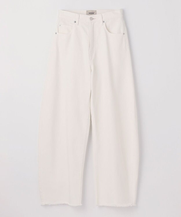 NAVE 【×NAVE】SERGE de bleu × NAVE カーブワイドデニム ホワイト系