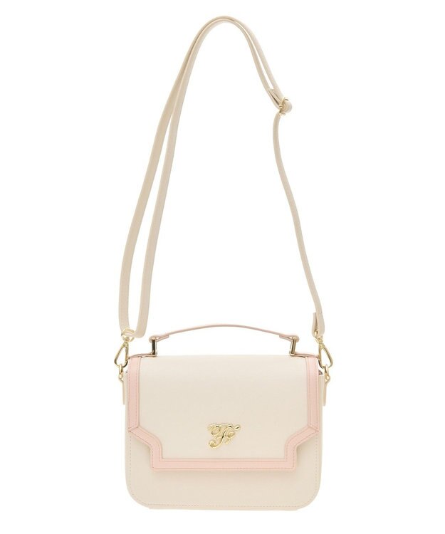 Maison de FLEUR バイカラーバッグ・ウォレットセット Pink