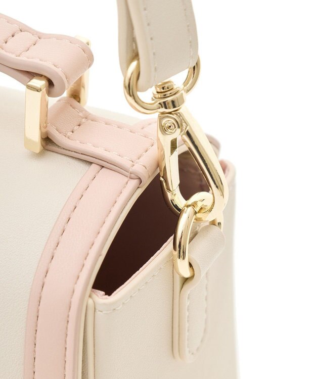 Maison de FLEUR バイカラーバッグ・ウォレットセット Pink