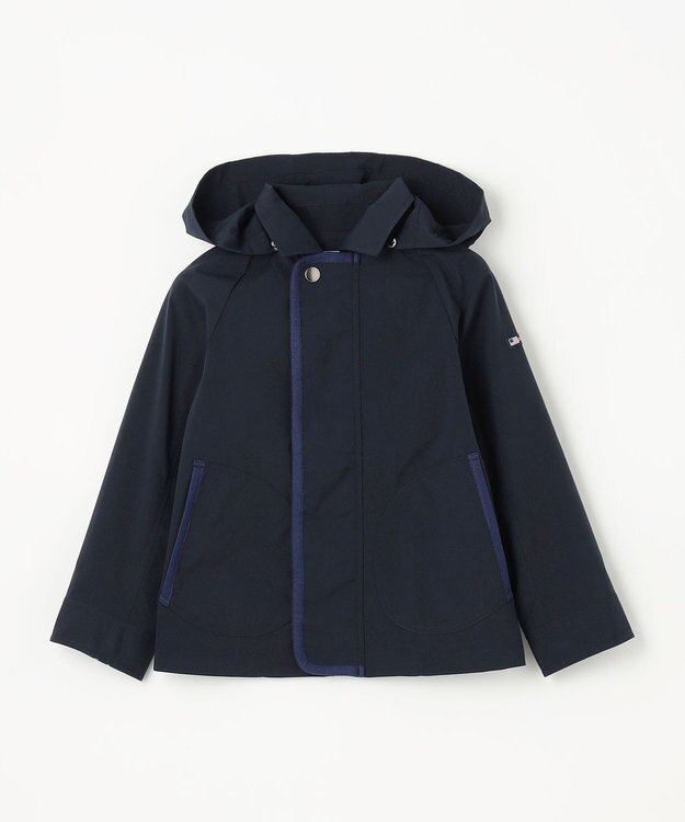 J.PRESS KIDS 【110-130cm】フード付きステンカラー ブルゾン ネイビー系