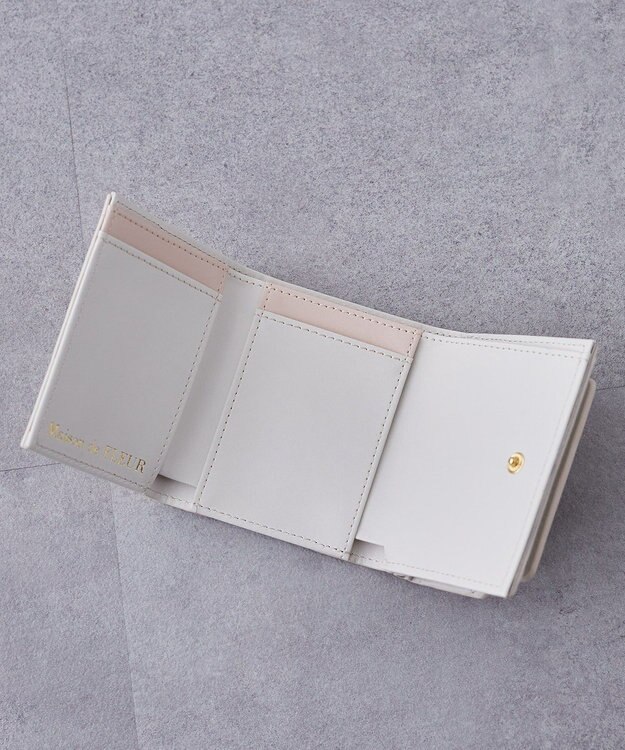 Maison de FLEUR バイカラーバッグ・ウォレットセット Pink