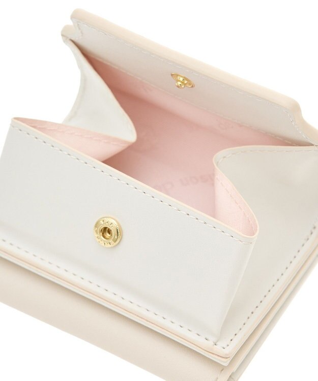 Maison de FLEUR バイカラーバッグ・ウォレットセット Pink