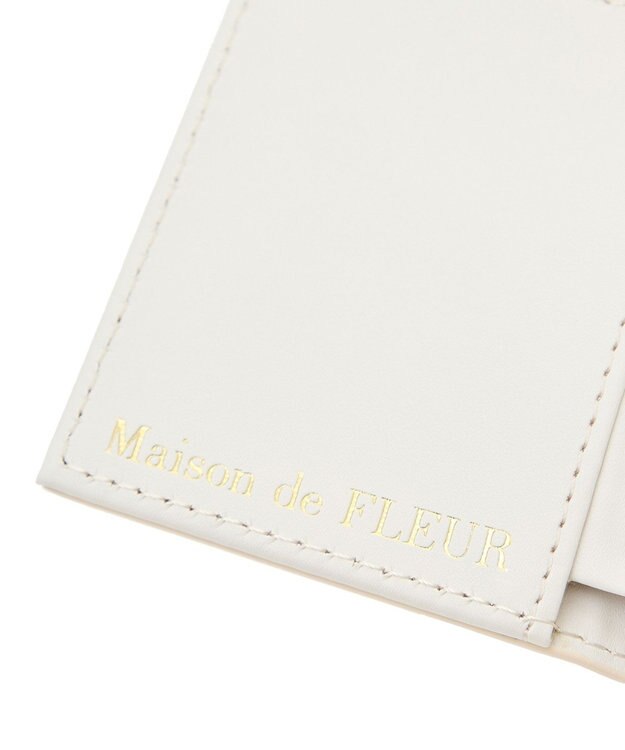 Maison de FLEUR バイカラーバッグ・ウォレットセット Pink