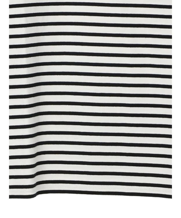 Green Parks タートルボーダーカットプルオーバー Off White