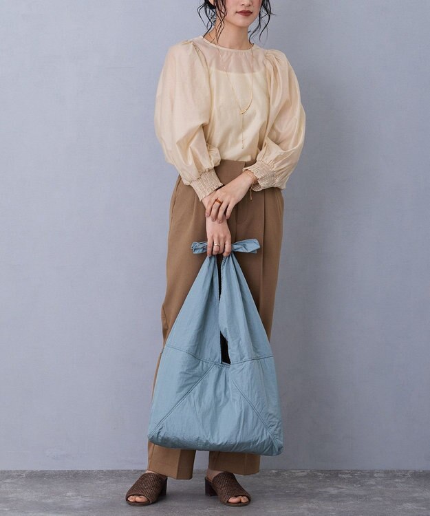 MioFIRANO SILHOUETTE W001 トートバッグ はっ水  A4サイズ対応 GREEN