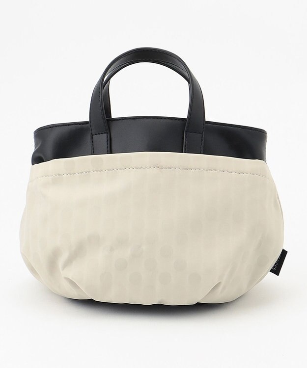 Y'SACCS Polka Dots　タックラウンド2WAYミニマムトート アイボリー