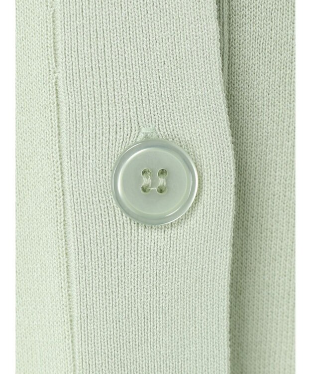 earth music&ecology バイカラースポンディッシュカーディガン Mint