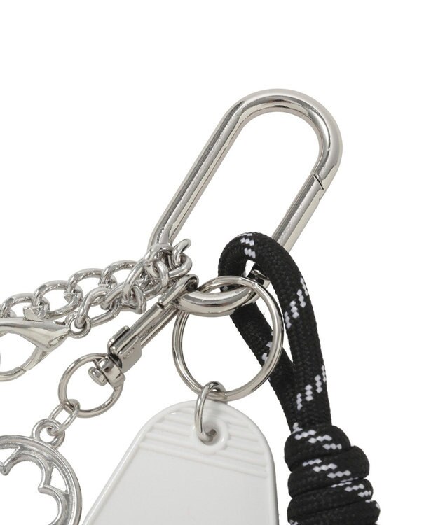 earth music&ecology ＫＥＹ＆バッグプレッピーチャーム Silver
