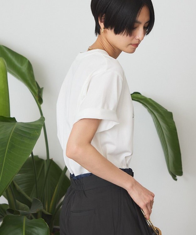 AMERICAN HOLIC 【マルチ機能】カレッジロゴＴシャツ Off White