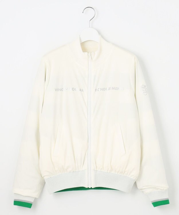 23区GOLF 【WOMEN】リバーシブルニットブルゾン ピーコックグリーン系2